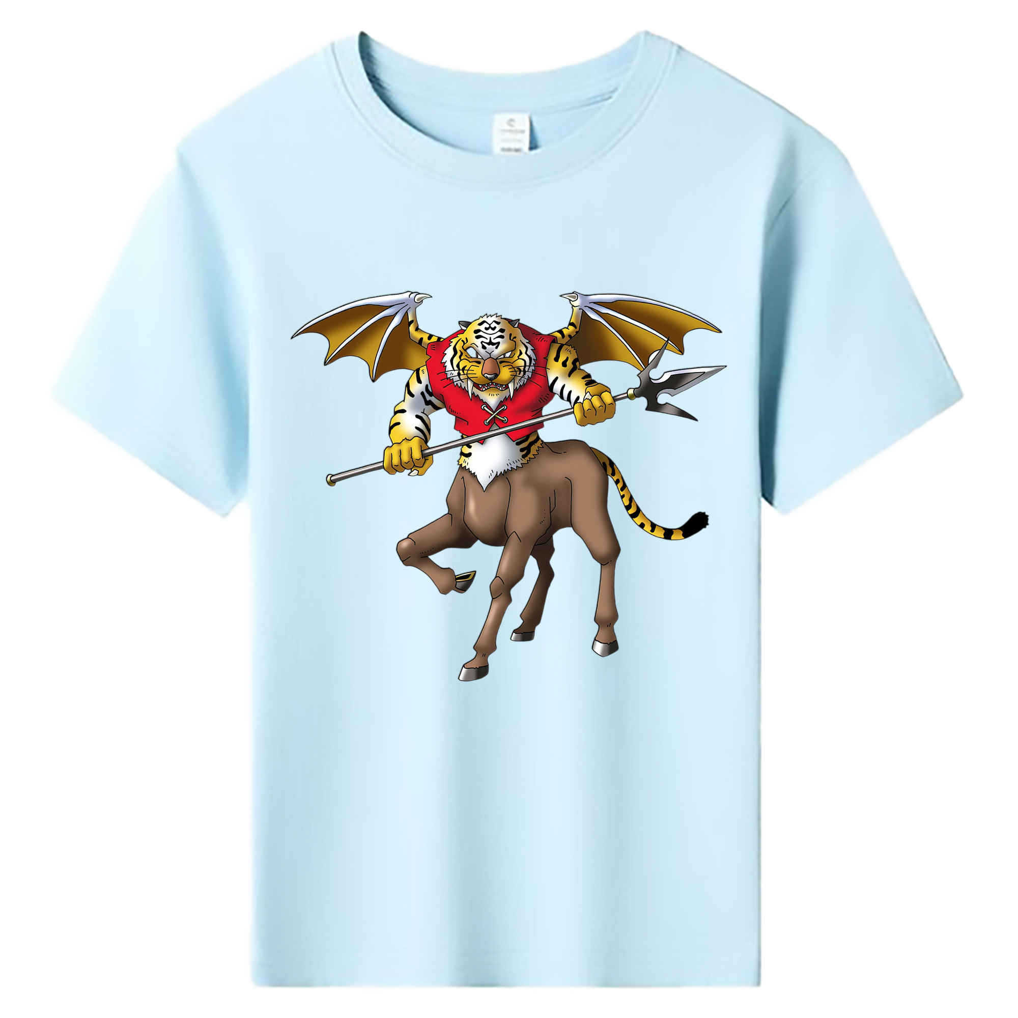 （画像用） ドラゴンクエスト Doragon Kuesuto Dragon Quest 綿100％キッズTシャツ（フロントプリント）